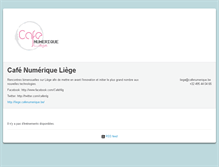 Tablet Screenshot of cafenumeriqueliege.fikket.com
