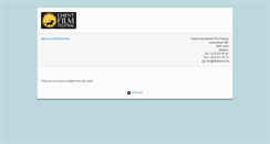 Desktop Screenshot of ghentfilmfestival.fikket.com