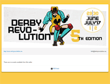 Tablet Screenshot of derbyrevolution.fikket.com