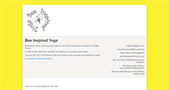 Desktop Screenshot of beeinspiredyoga.fikket.com