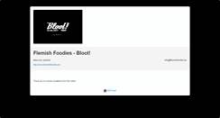 Desktop Screenshot of flemishfoodies.fikket.com