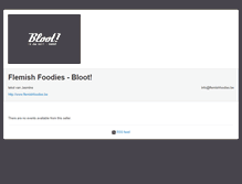 Tablet Screenshot of flemishfoodies.fikket.com